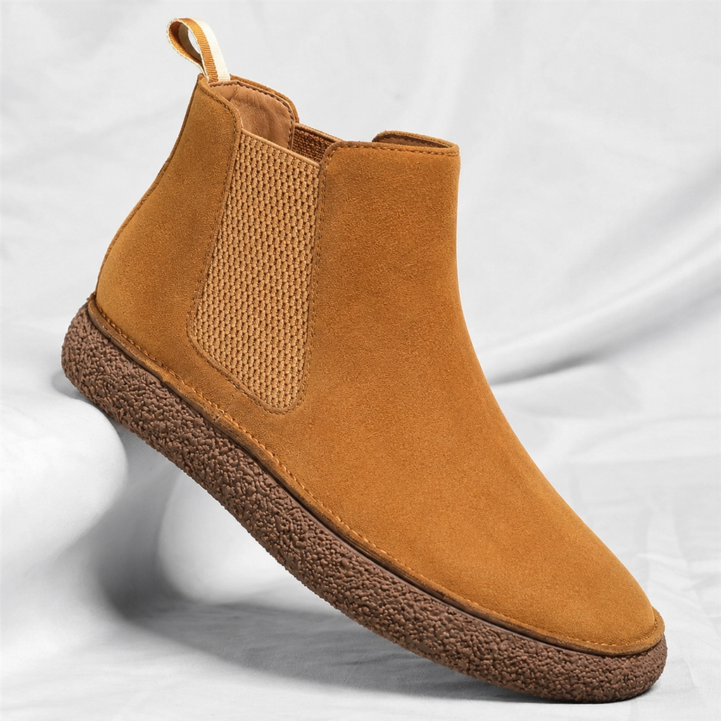 Matte Leather Mid-Top