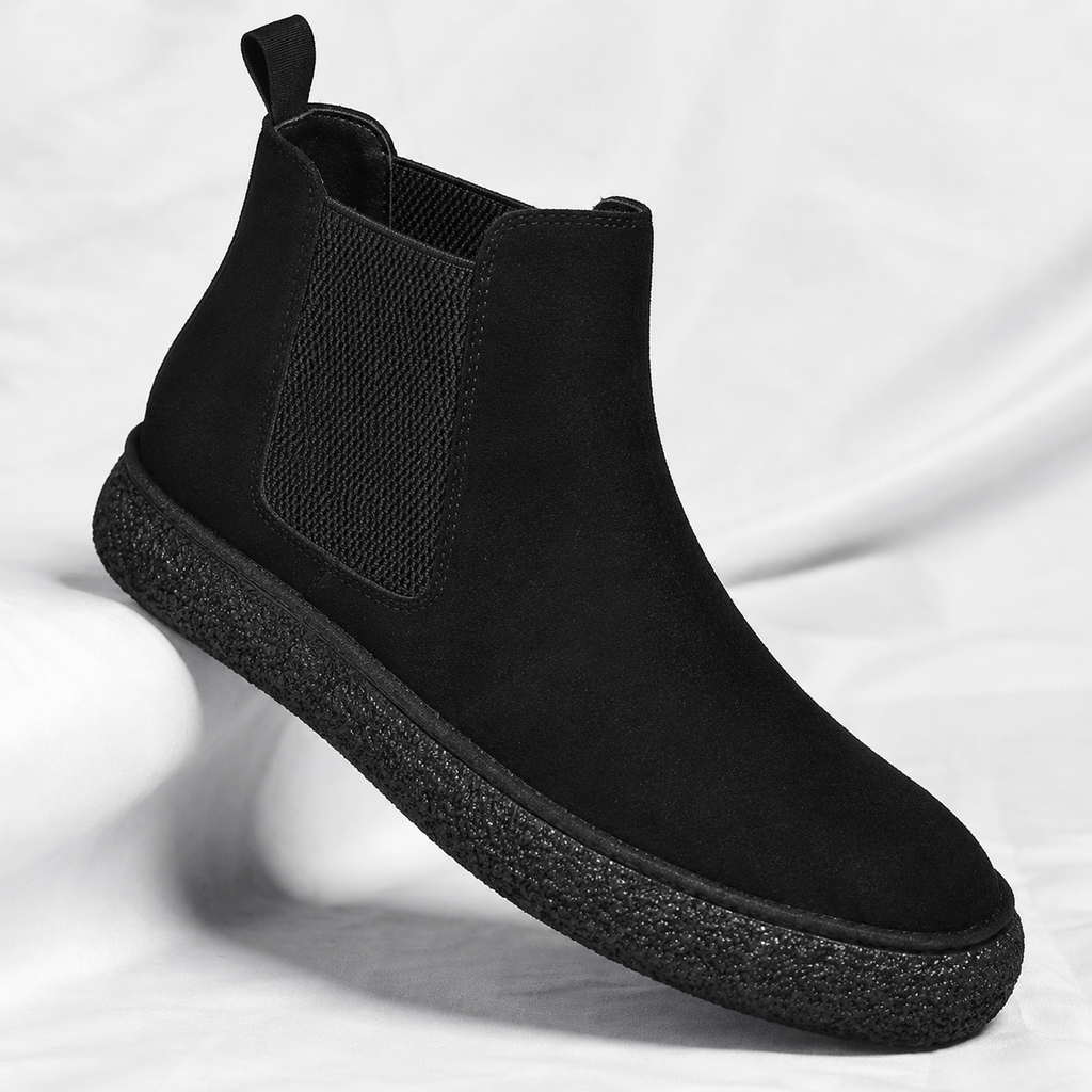 Matte Leather Mid-Top