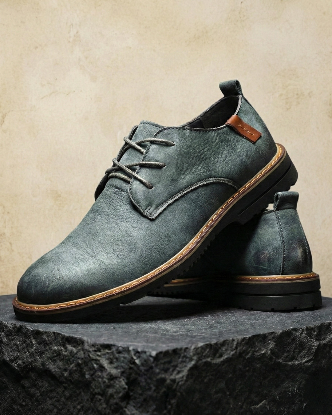 Premium Suede Leather Lace-Up