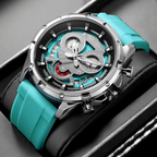 Chrono with Silicone Strap