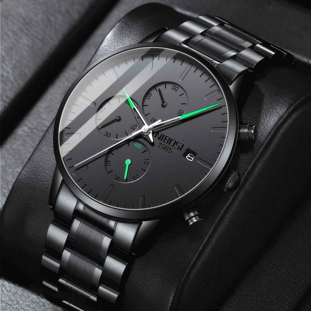 Minimalist Black Dial Watch