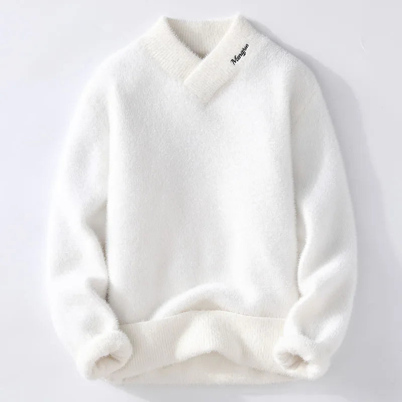 Harrington Wool Pullover Sweater