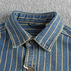Retro Denim Cargo Shirt