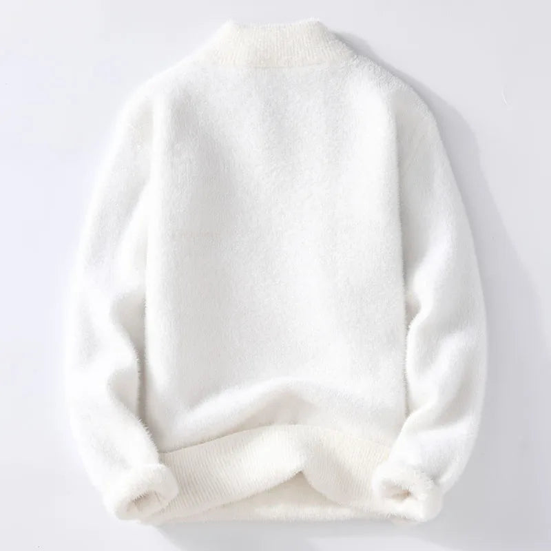 Harrington Wool Pullover Sweater
