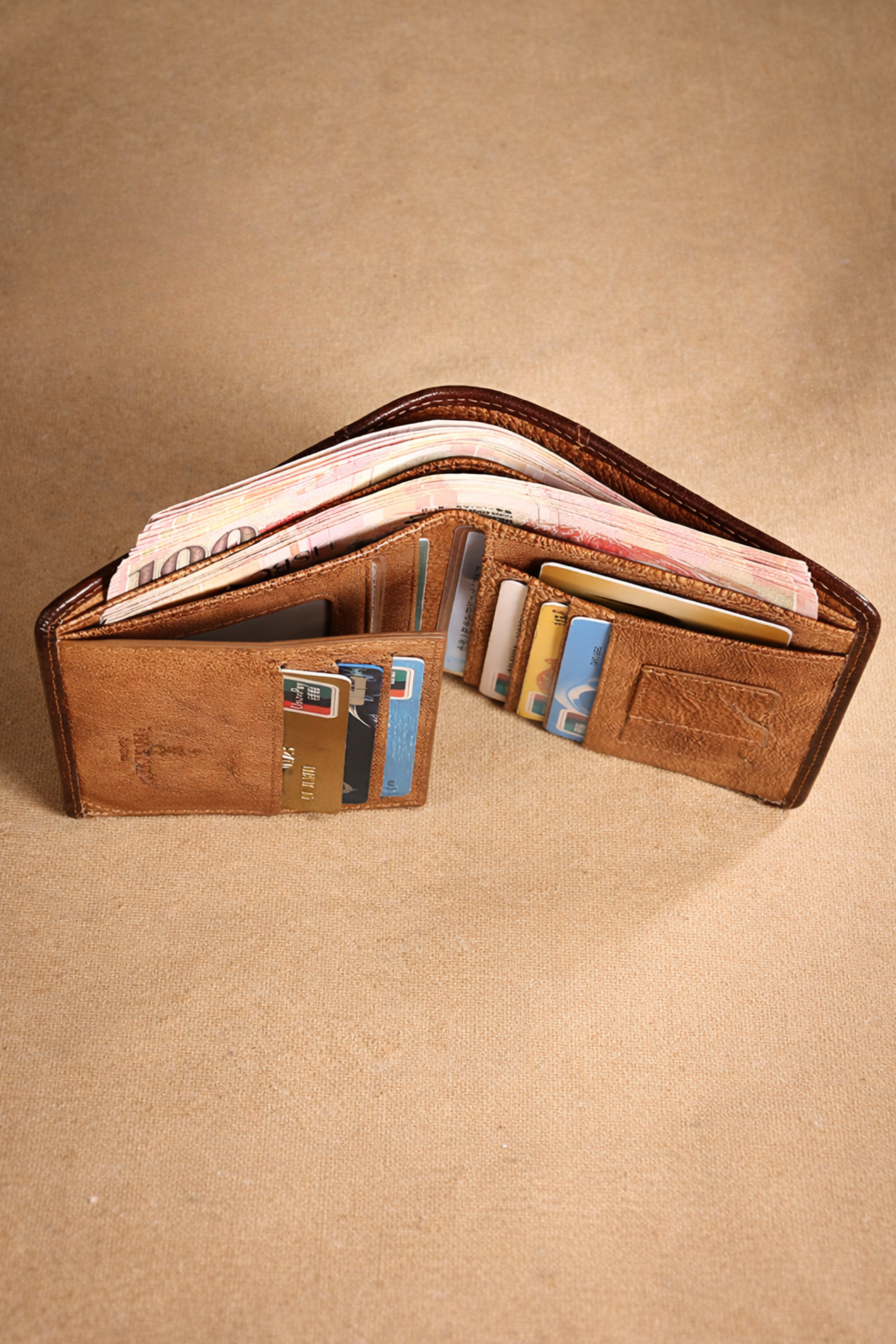 Leather Trifold Wallet
