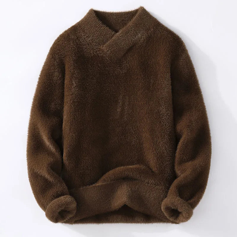 Harrington Wool Pullover Sweater