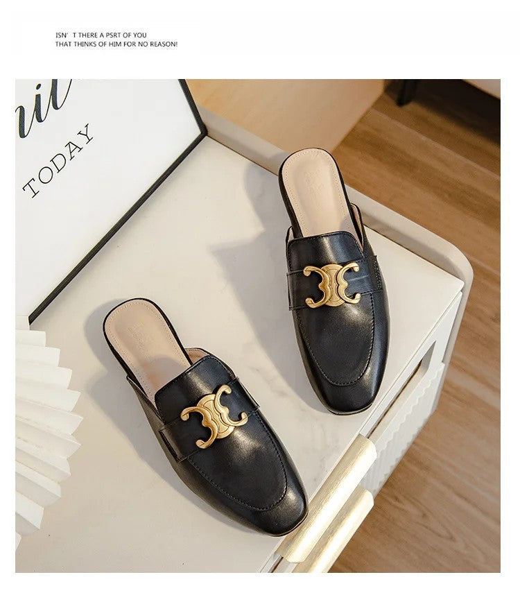 British Style Pull-On Slippers