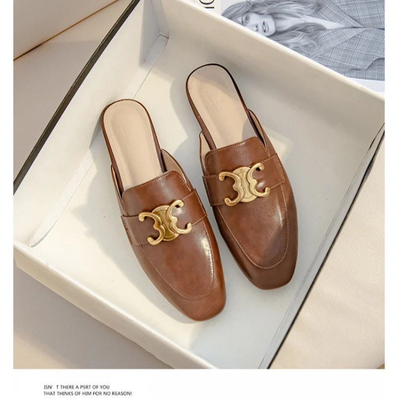 British Style Pull-On Slippers
