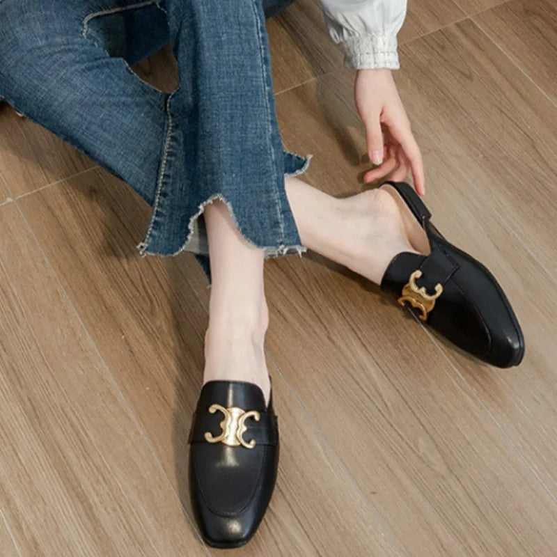 British Style Pull-On Slippers