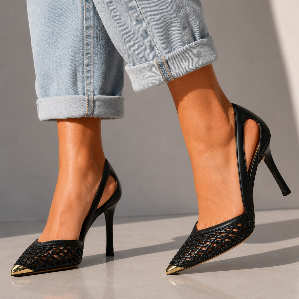 Pointed Toe Slingback Sandals