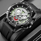 Chrono with Silicone Strap
