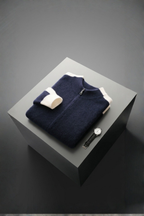 Merino Wool Zip Cardigan