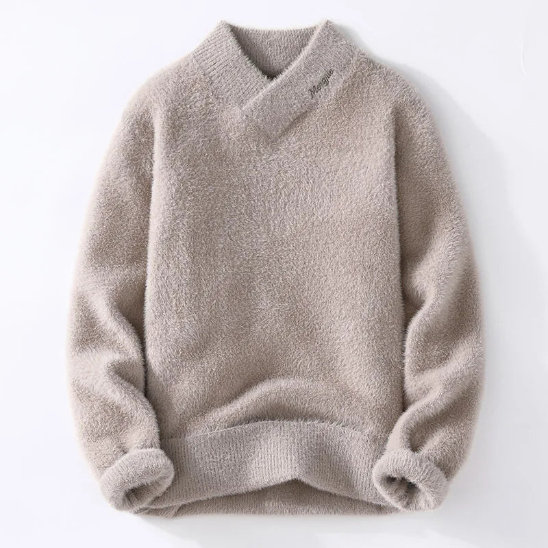 Harrington Wool Pullover Sweater