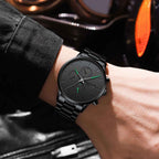 Minimalist Black Dial Watch
