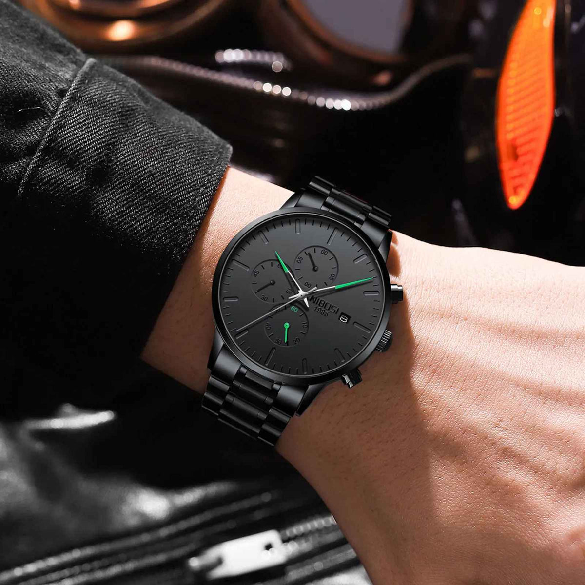 Minimalist Black Dial Watch
