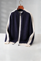 Merino Wool Zip Cardigan