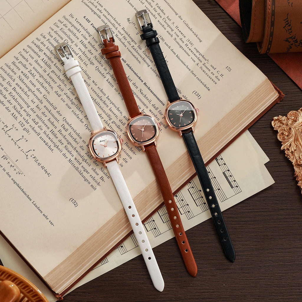 Fine Leather Strap Wristwatch