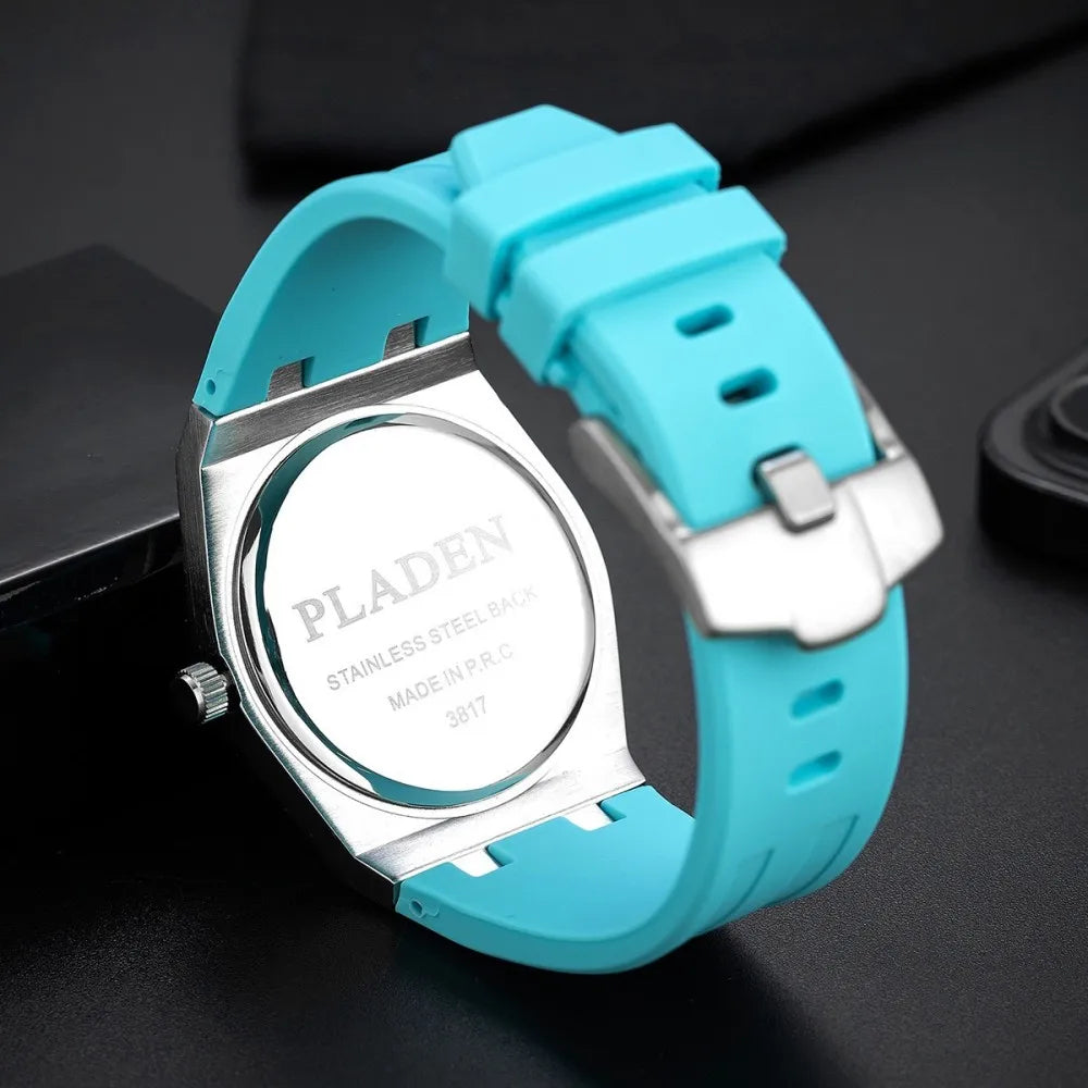 Silicone Strap Sports Watch