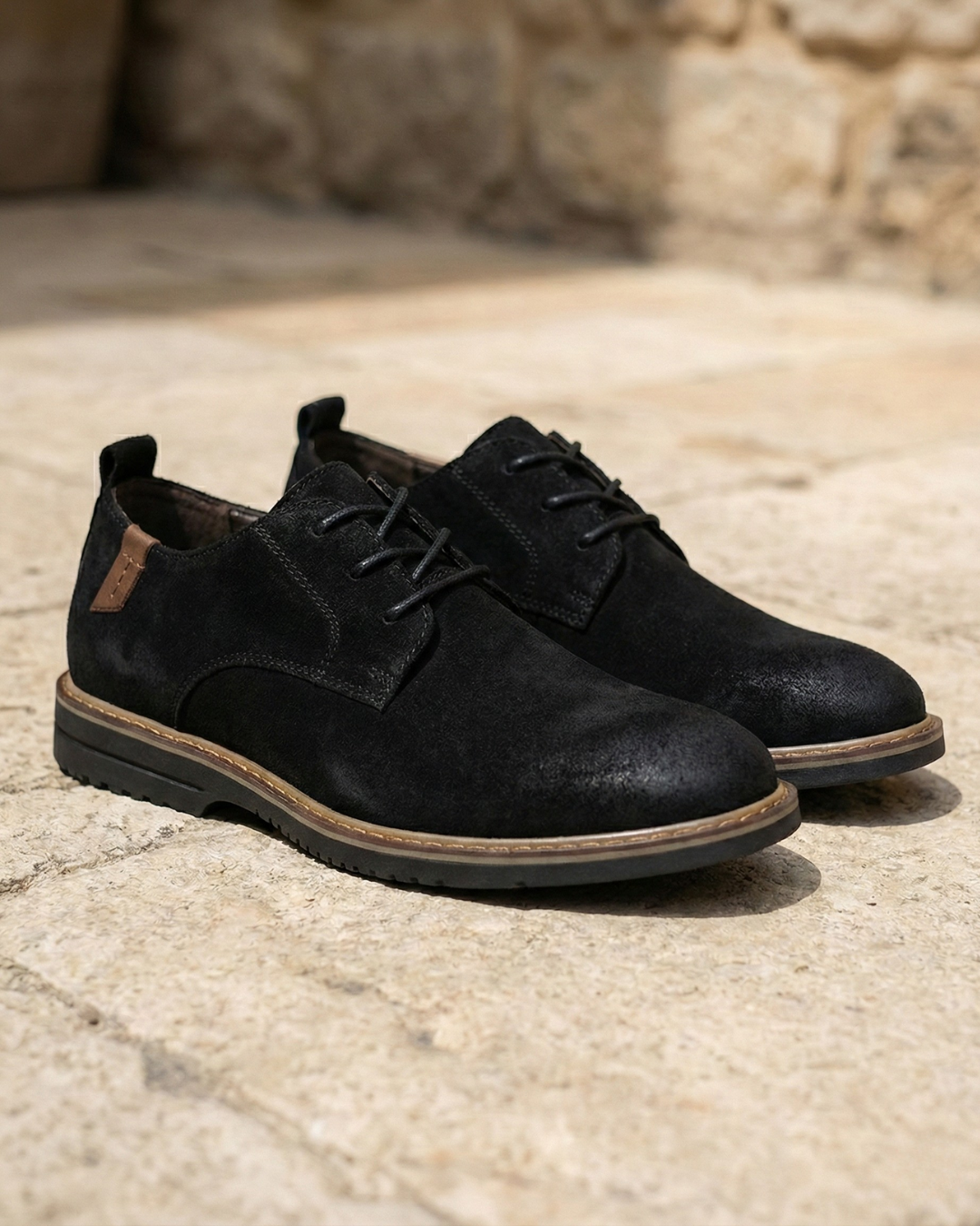 Premium Suede Leather Lace-Up