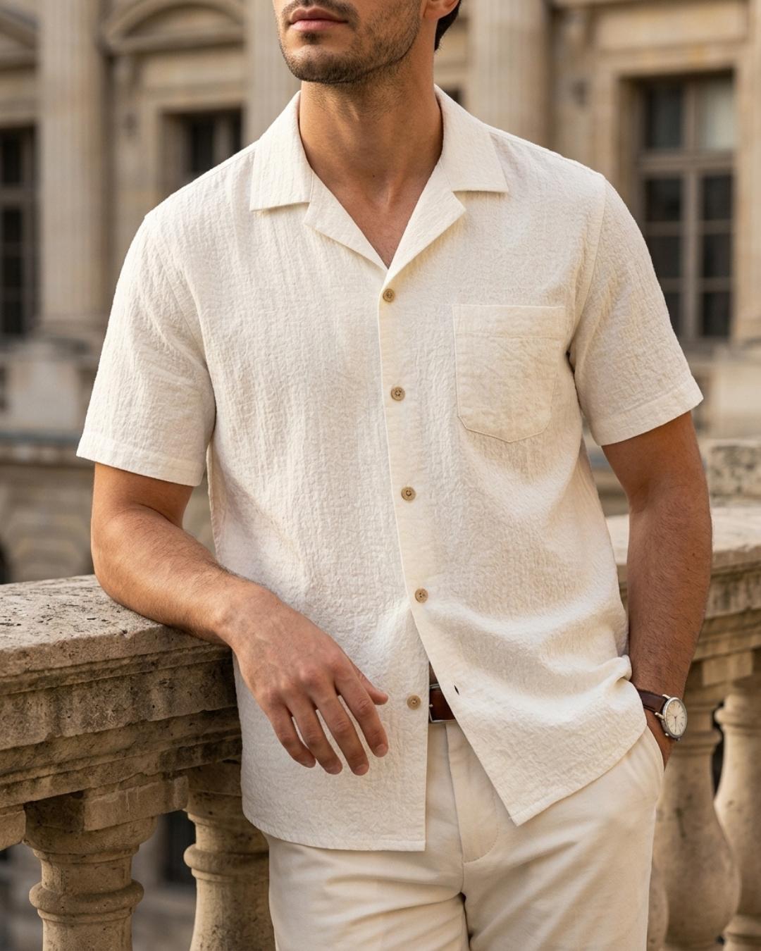 Riviera Linen Blend Shirt