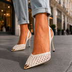 Pointed Toe Slingback Sandals