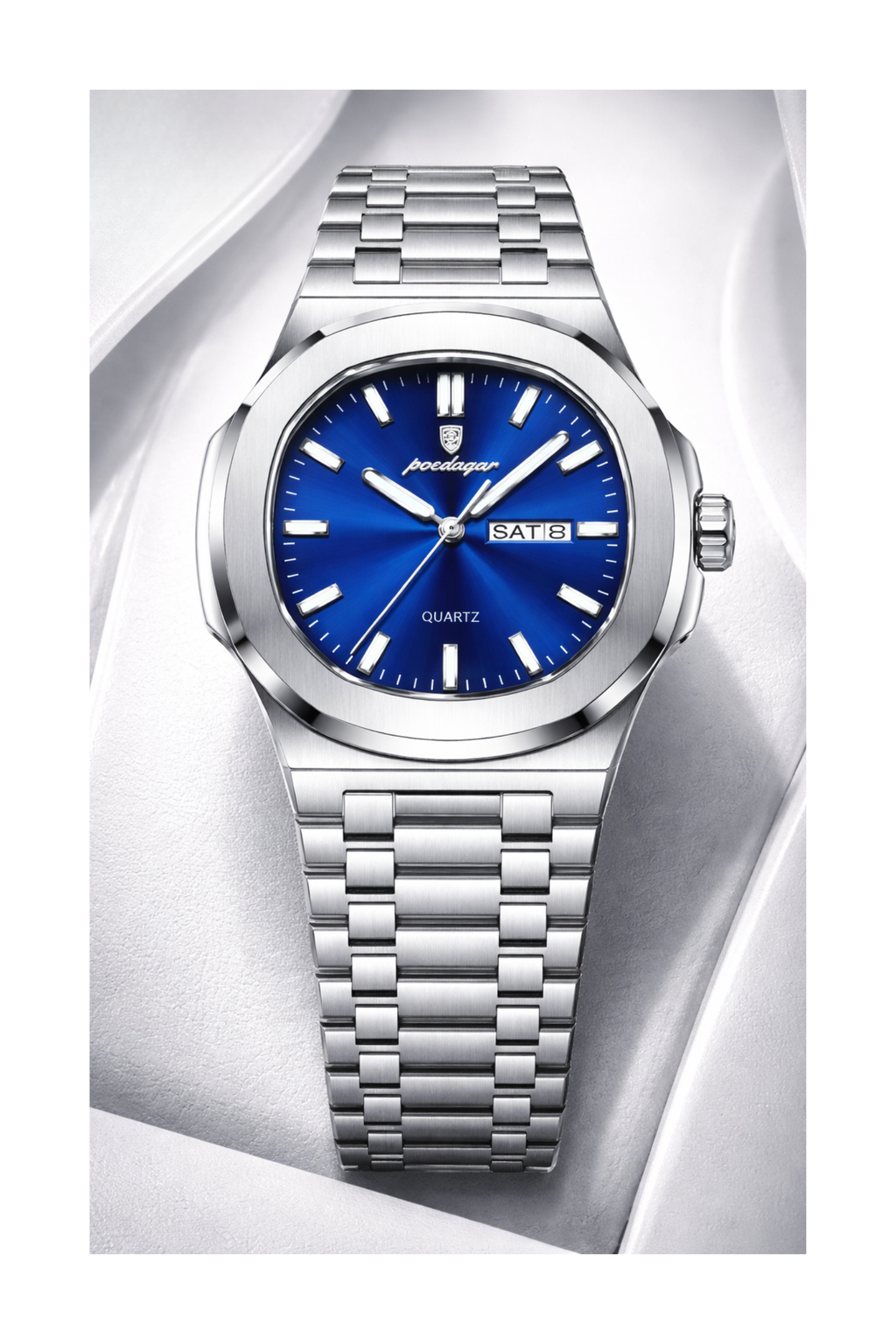 Poedagar Luxury Square Watch