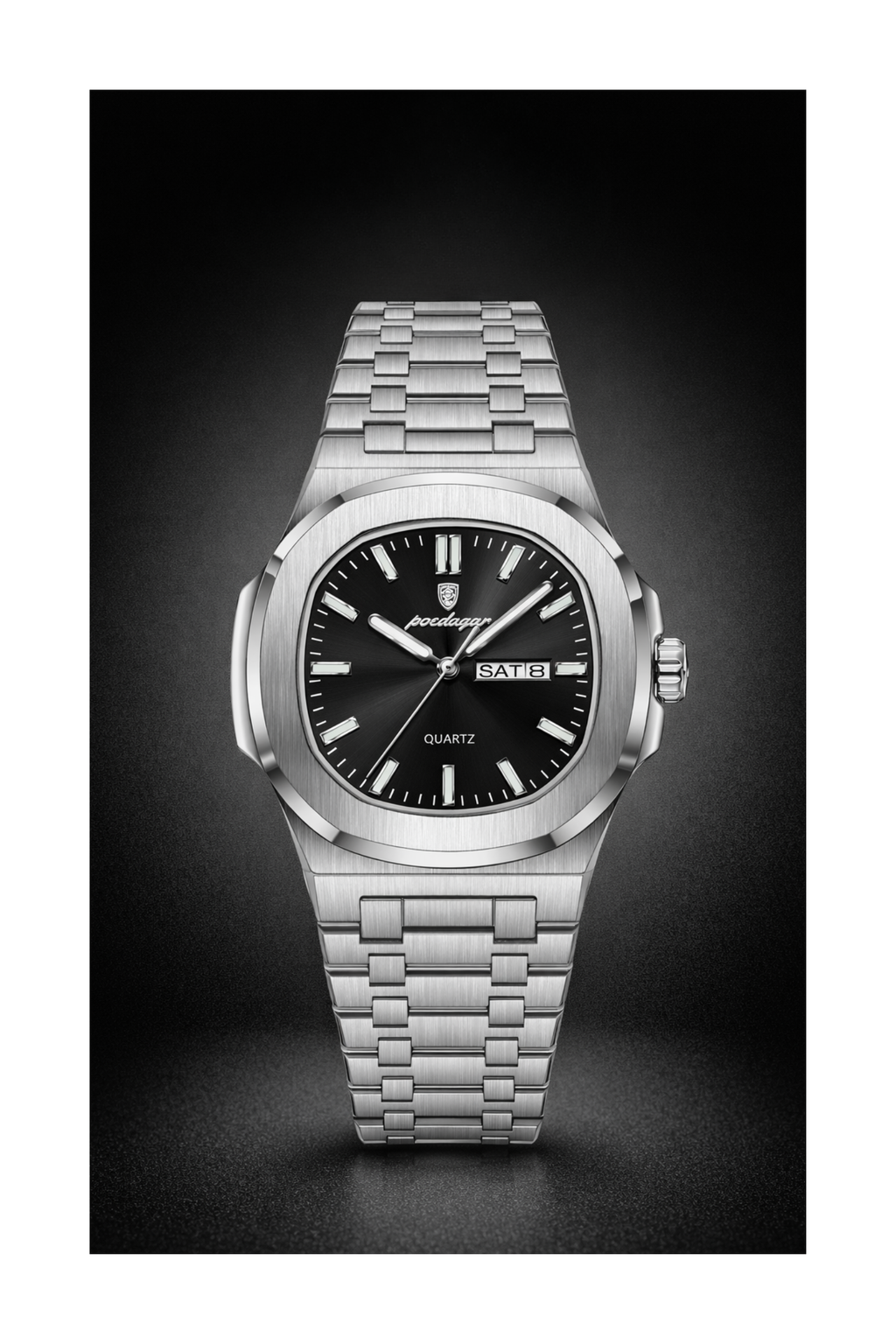 Poedagar Luxury Square Watch