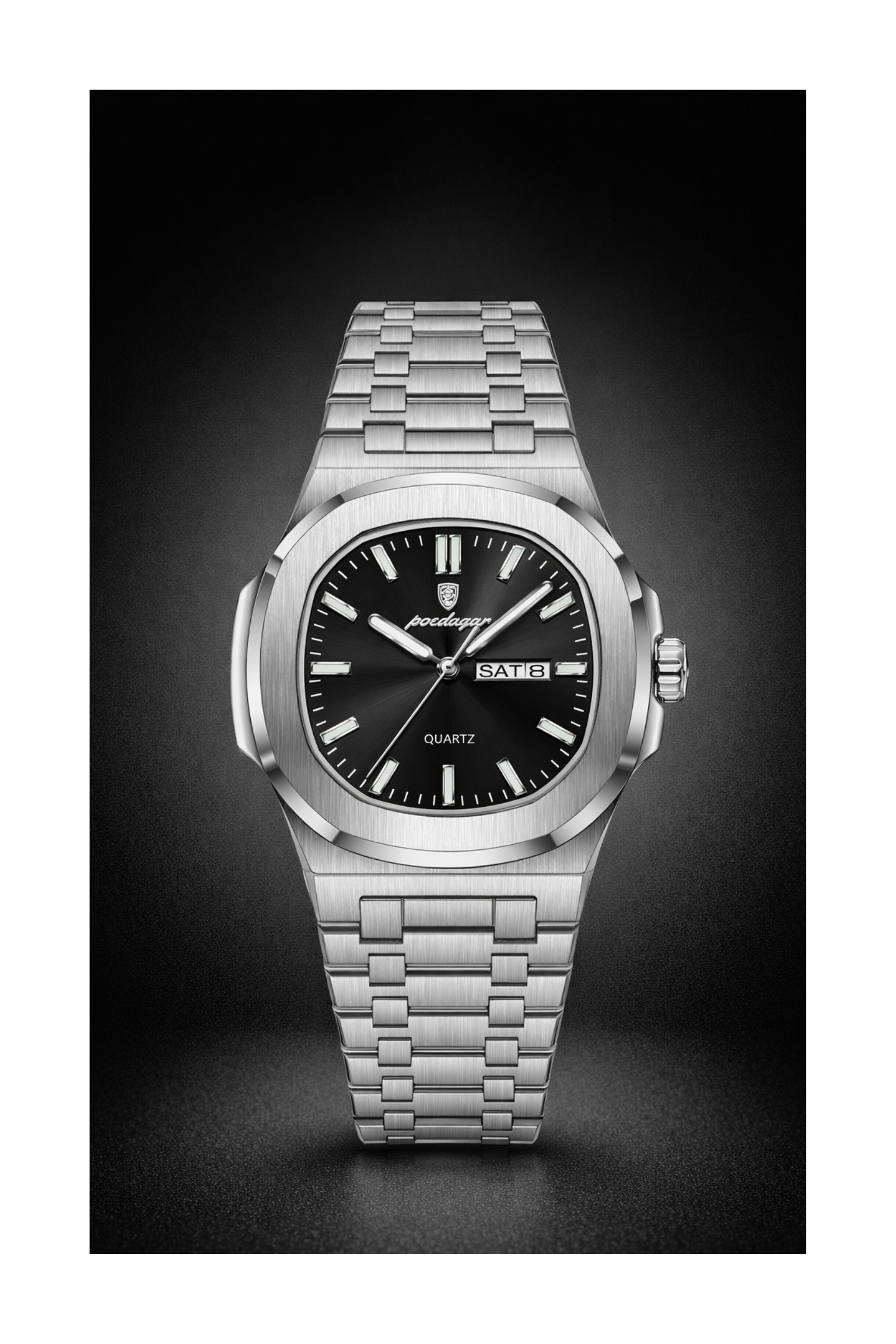 Poedagar Luxury Square Watch