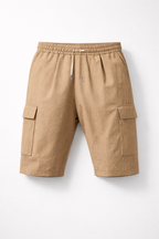 Linen Cargo Shorts