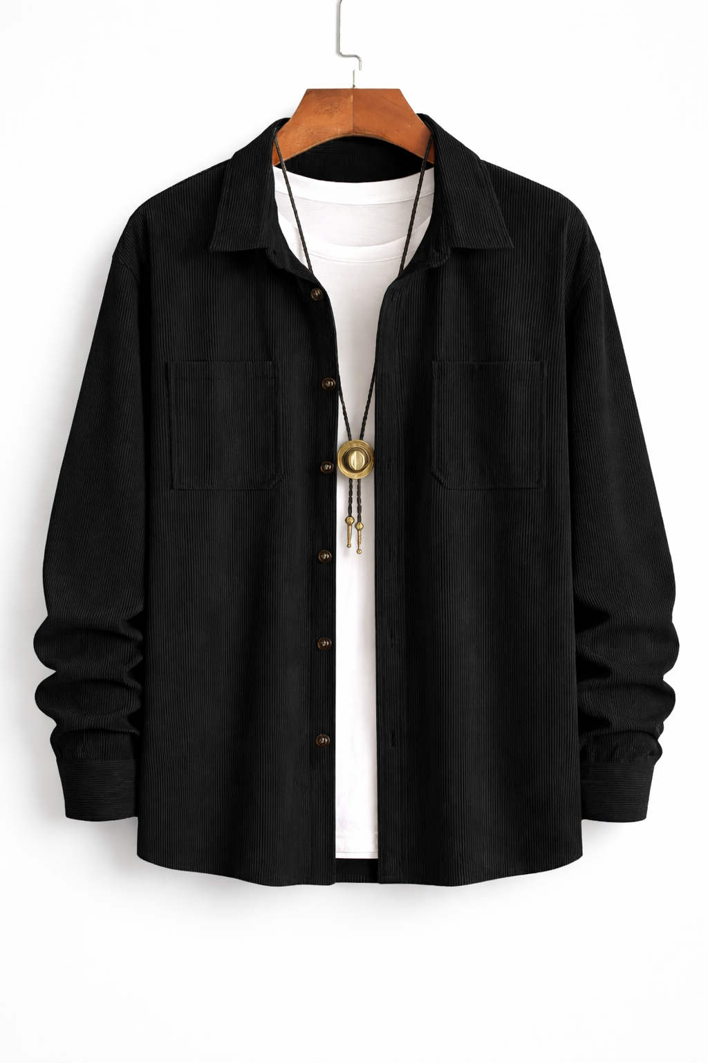 Corduroy Casual Shirt Jacket