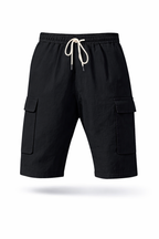 Linen Cargo Shorts