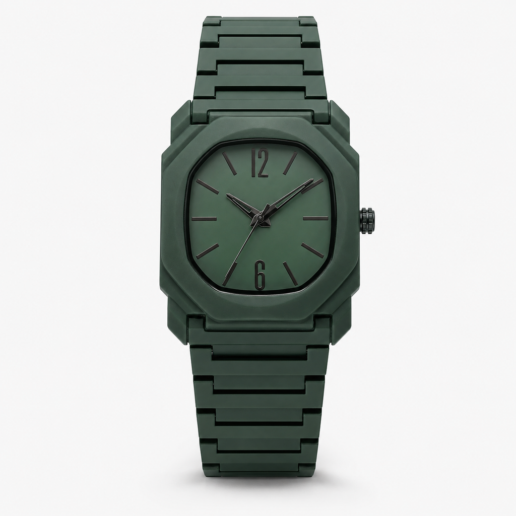 Trendy Drip Oil Strap Watch