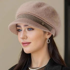 Rabbit Blend Knitted Beanie