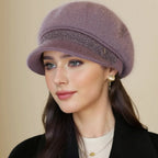 Rabbit Blend Knitted Beanie