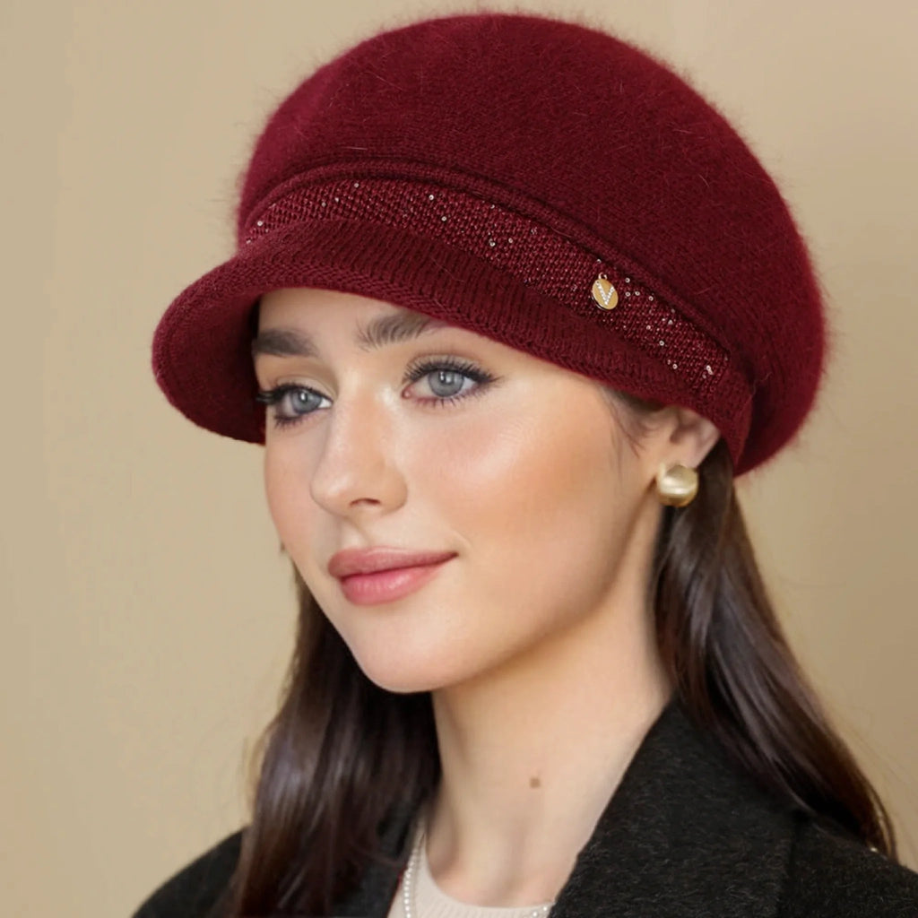Rabbit Blend Knitted Beanie