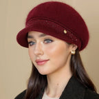 Rabbit Blend Knitted Beanie