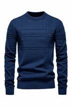 Striped Cotton Crewneck Sweater