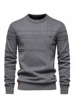 Striped Cotton Crewneck Sweater