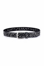 Vintage Star Rivet Leather Belt