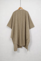 Elegant Knit Shawl Cape