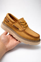 Refined Leather Moccasins