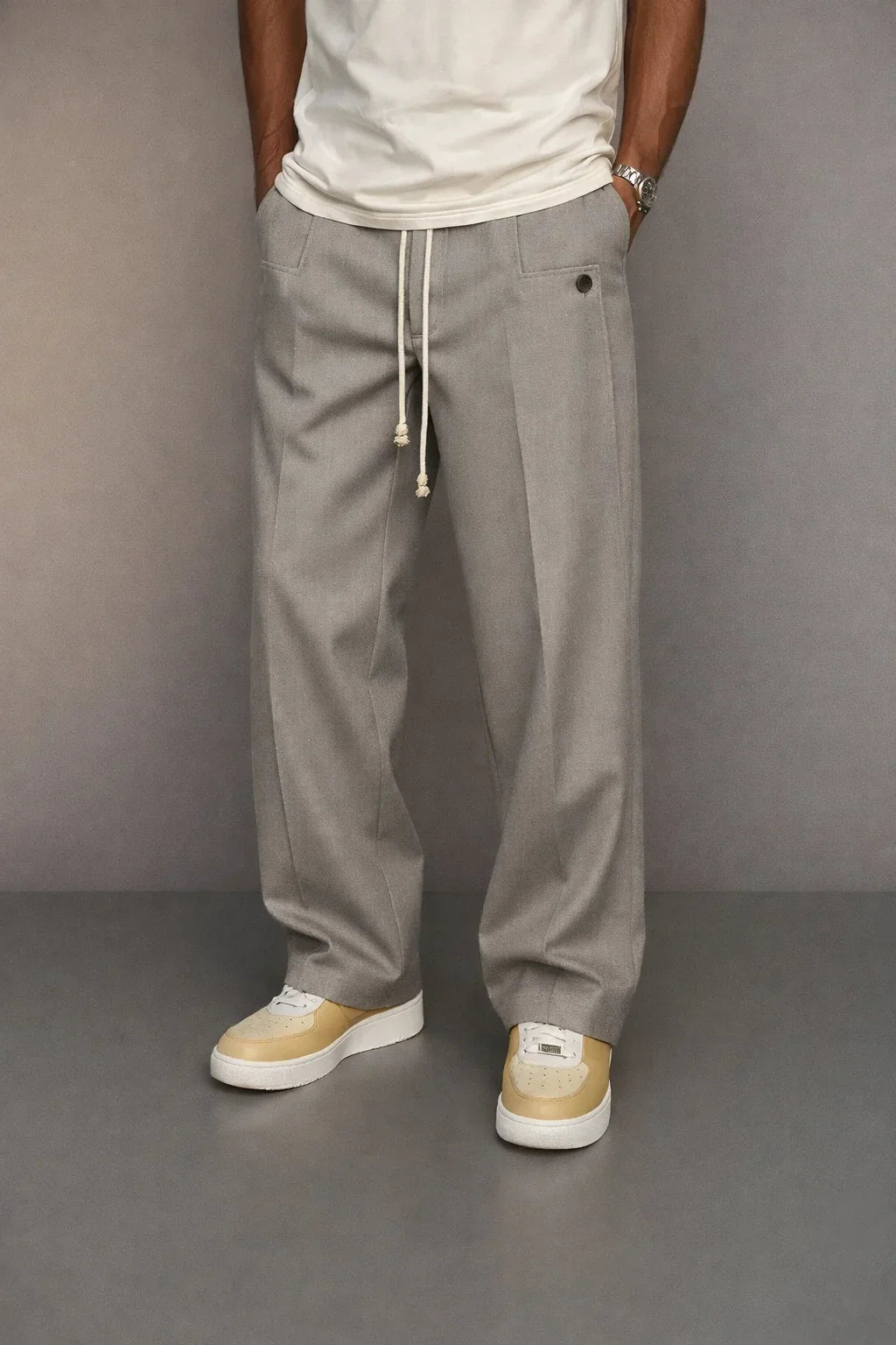 UrbanEase Straight Trousers