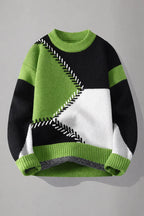 VividPatch Knit Pullover