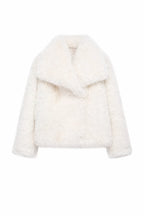 Cropped Faux Fur Jacket