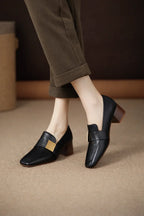 Thick Heel Mary Jean Shoes