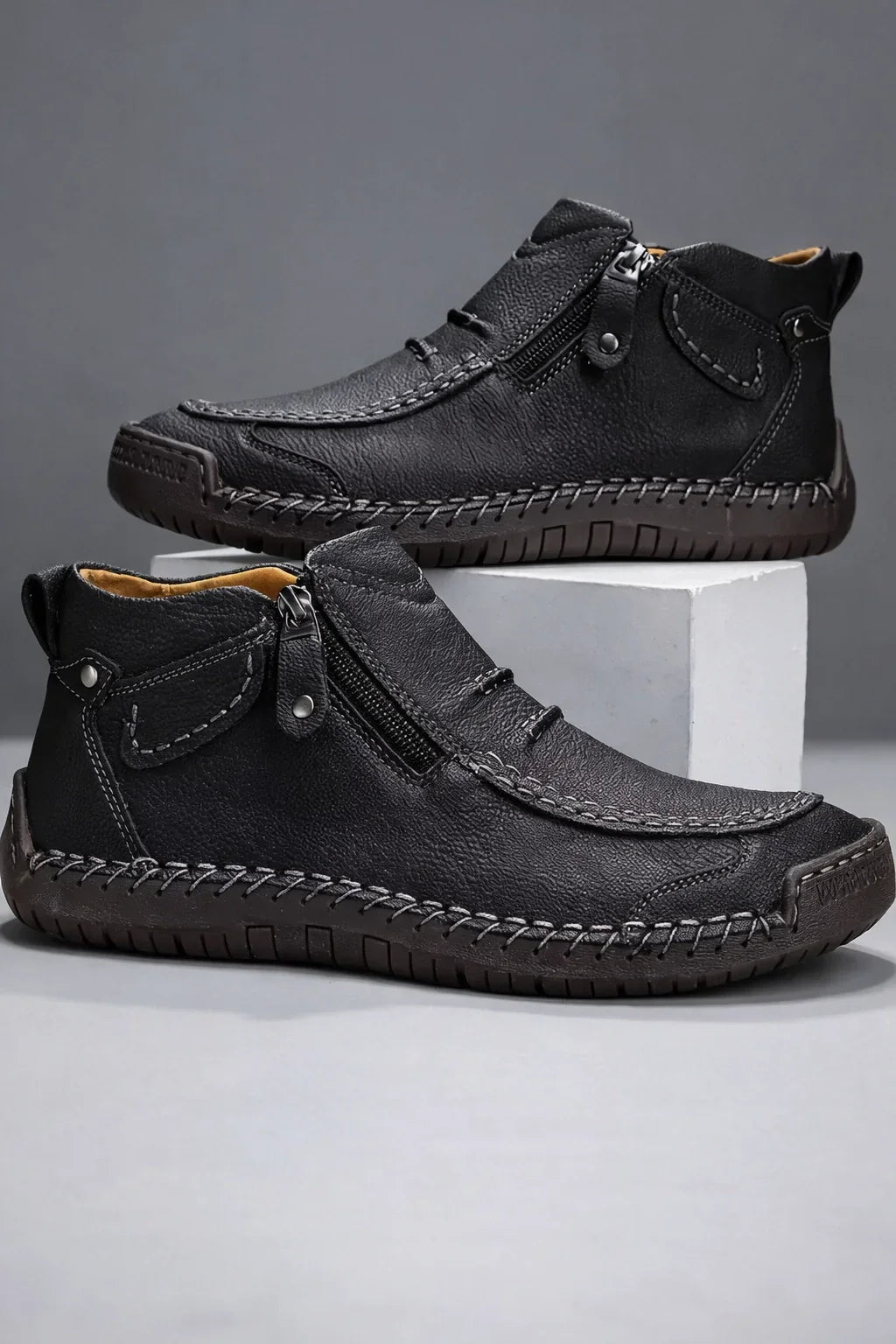 Handmade Leather Ankle Boots