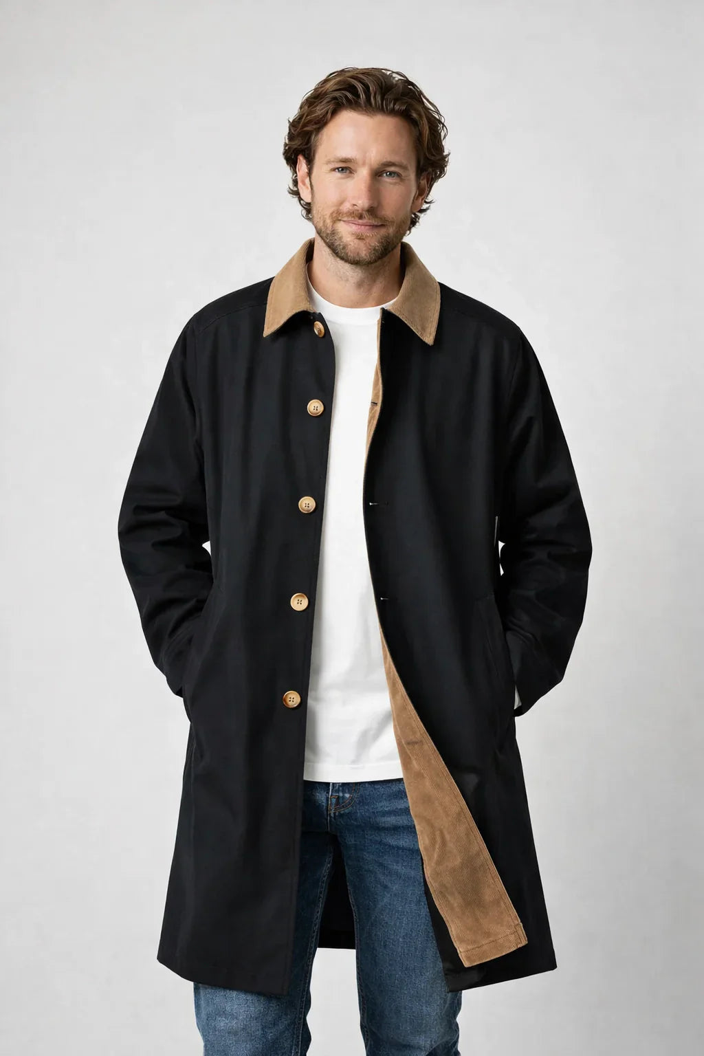 Windproof Trench Coat