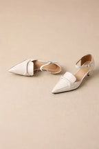 Cowhide Pointed Sandals