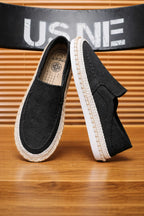 Linen Slip Casual Shoes