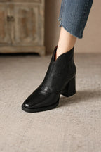 Square Head V Notch Heels